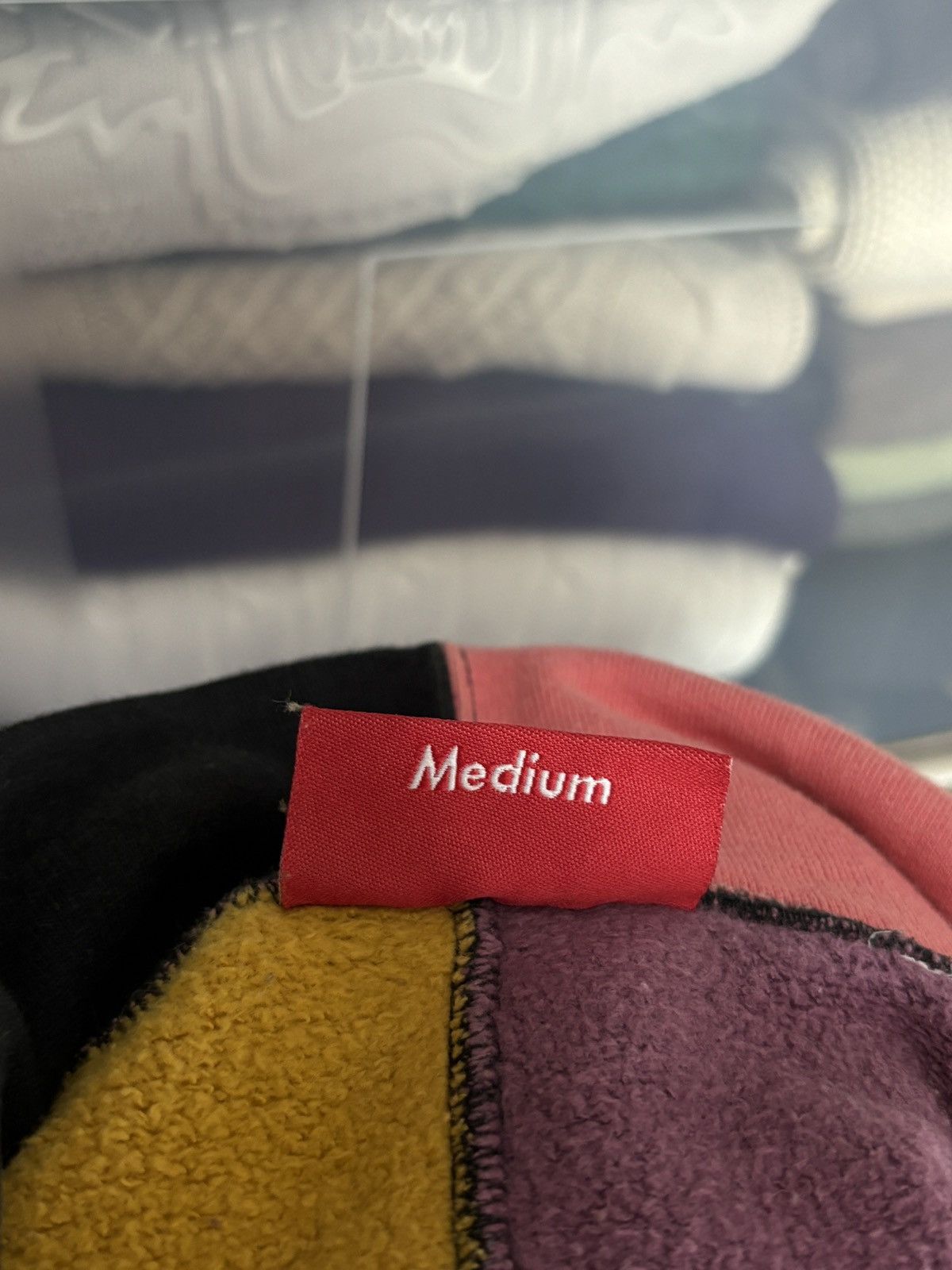 Supreme Supreme Patchwork Hoodie Streetwear Vintage Size US M / EU 48-50 / 2 - 10 Thumbnail