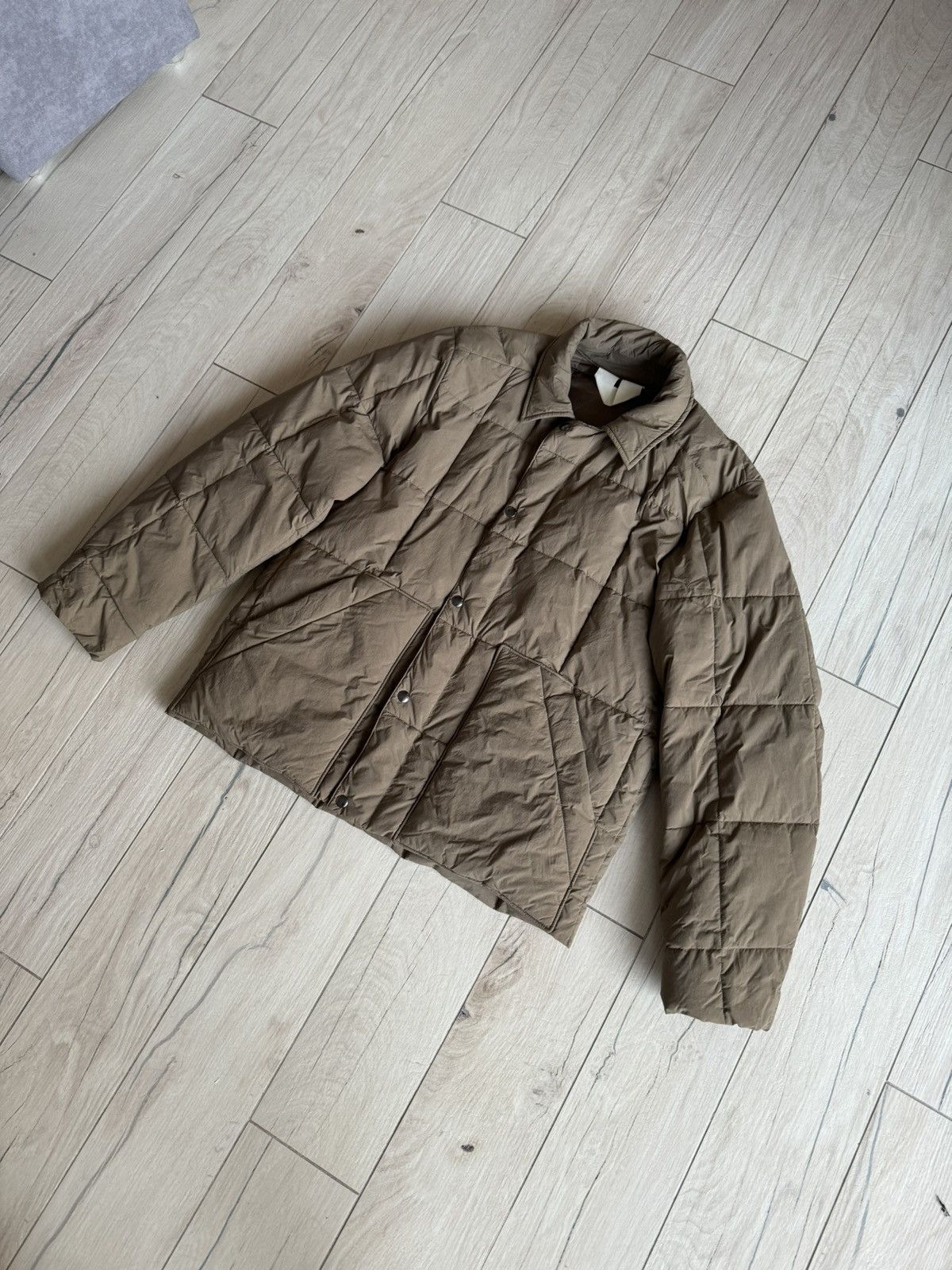 Arket Arket Brown Padded Puffer Jacket Size US M / EU 48-50 / 2 - 2 Thumbnail