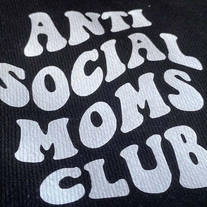 Vintage Anti-Social Mom’s Club, Custom, Crewneck Sweatshirt, XL/2XL Size XXL / US 16-18 / IT 52-54 - 8 Thumbnail