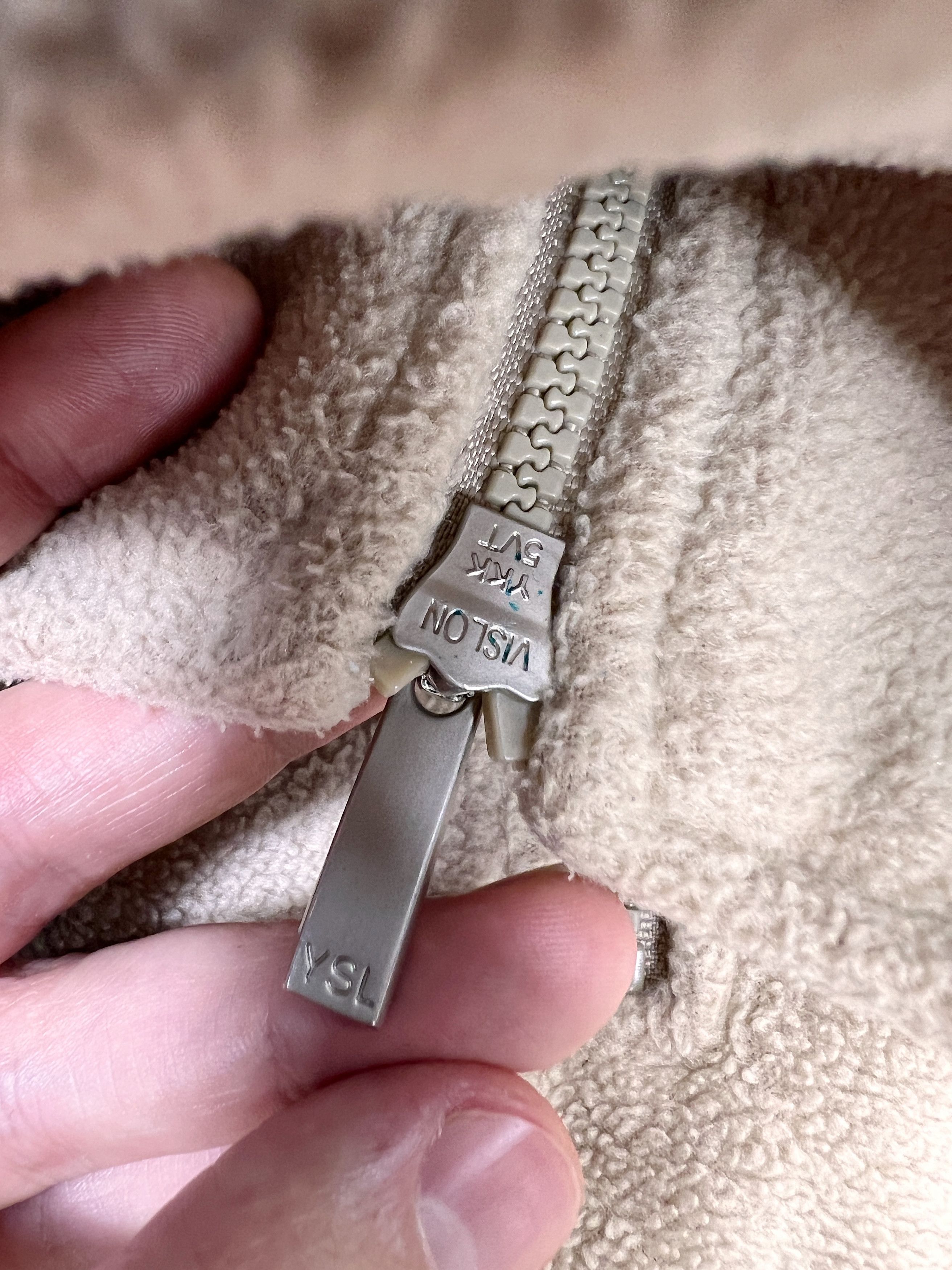 Vintage Vintage Yves Saint Laurent Fleece 1/4 zip Pullover Size US M / EU 48-50 / 2 - 14 Thumbnail
