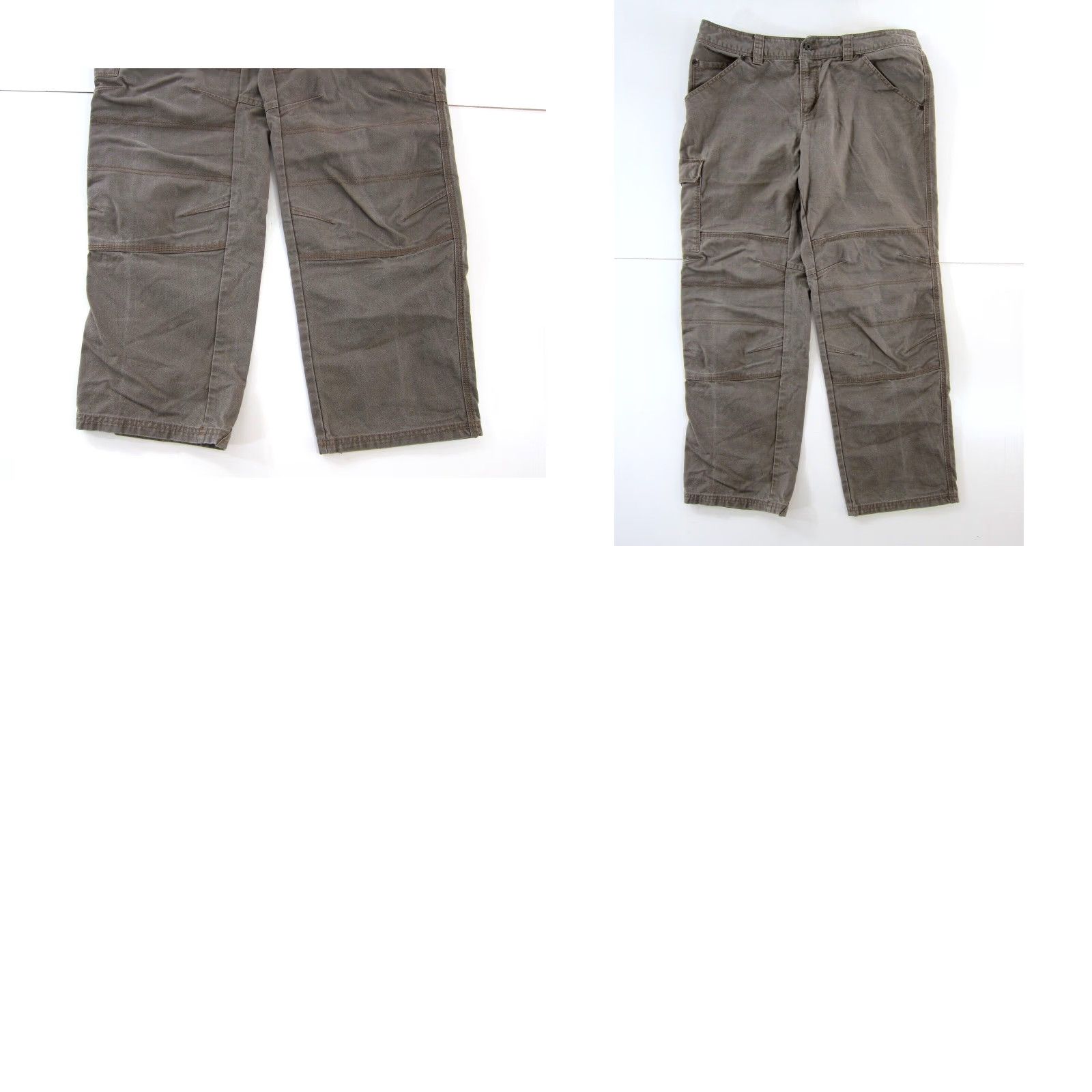 Eddie Bauer Eddie Bauer First Ascent Cargo Pant Men 38 X 30 Brown Cotton Canvas Heavy Hike Work Pants 38 30 Size US 38 / EU 54 - 8 Thumbnail