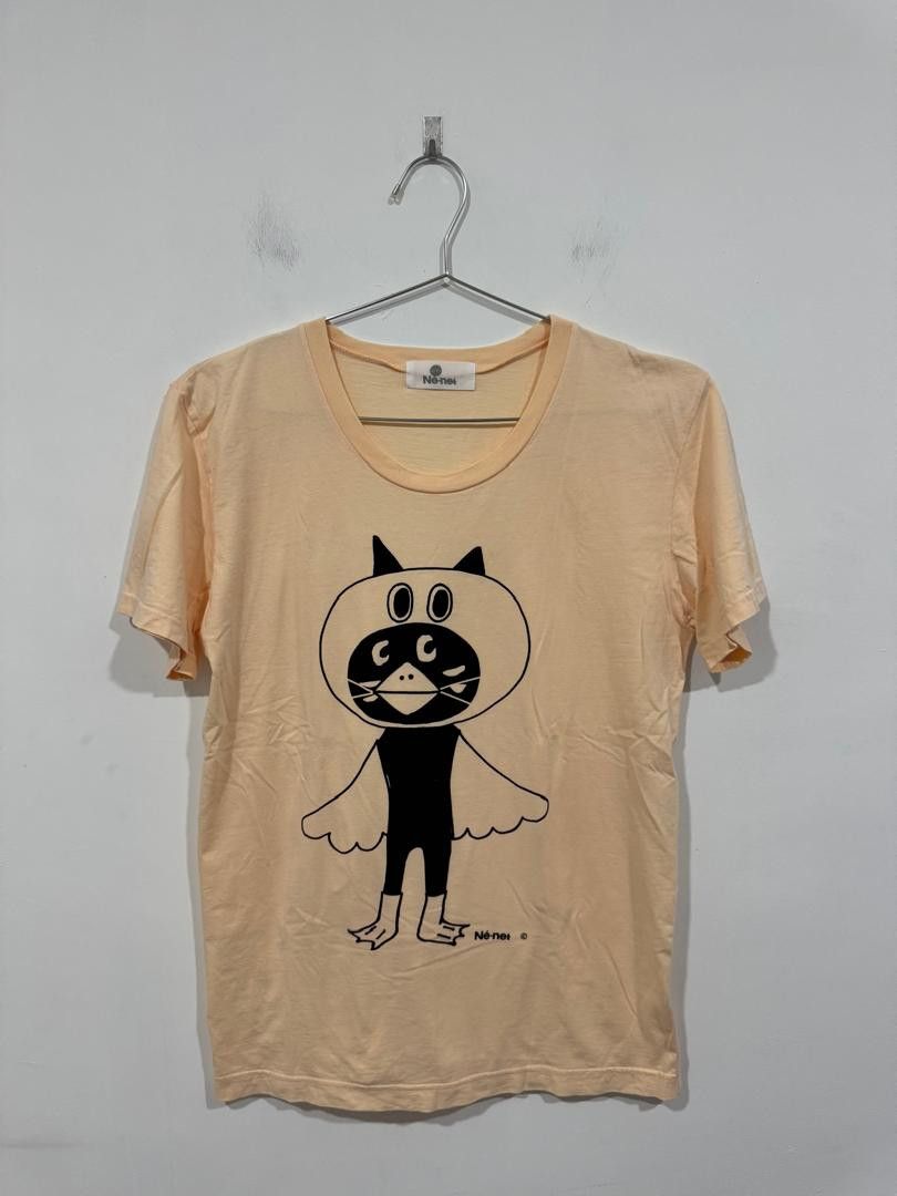 Issey Miyake × Ne-Net Vintage Ne-Net Issey Miyake Cartoon Tee Size US M / EU 48-50 / 2 - 1 Thumbnail