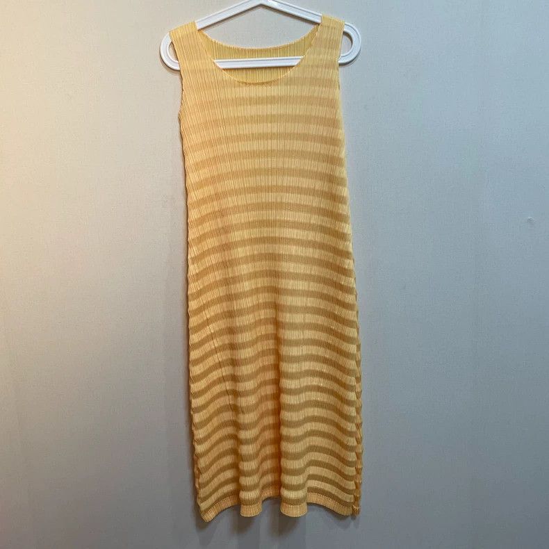 Issey Miyake Issey Miyake Yellow dress Size M / US 6-8 / IT 42-44 - 2 Thumbnail
