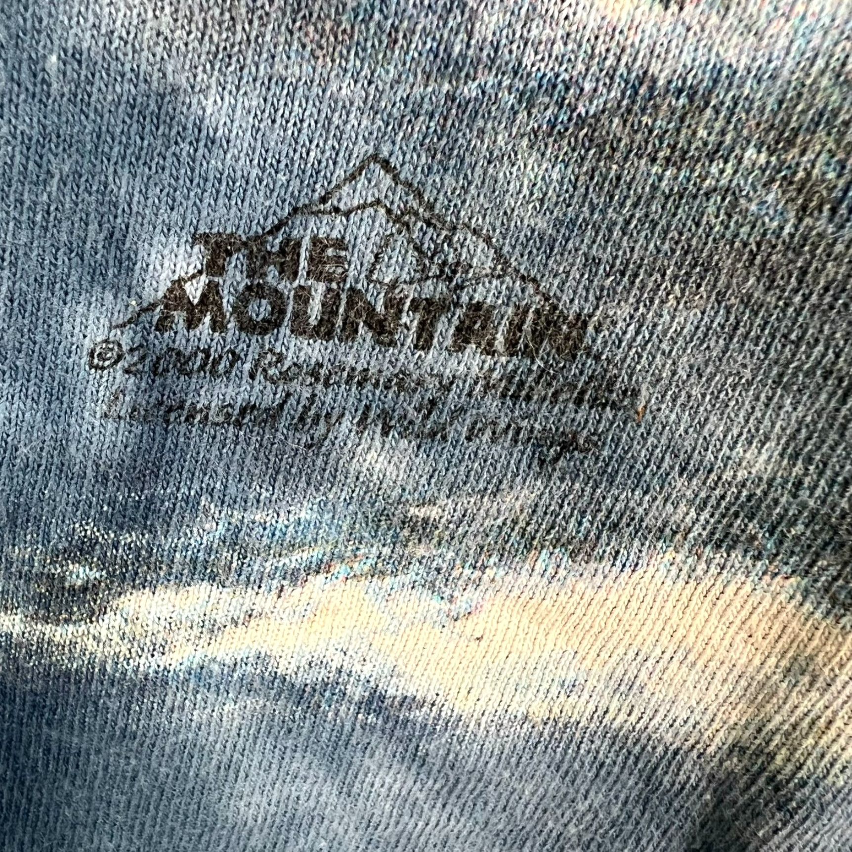 The Mountain VINTAGE The Mountain Men's T-Shirt Adult Large Blue Animal Print Crew Neck Short Sleeve All Seasons Nature Eagle 2000s Size US L / EU 52-54 / 3 - 4 Thumbnail