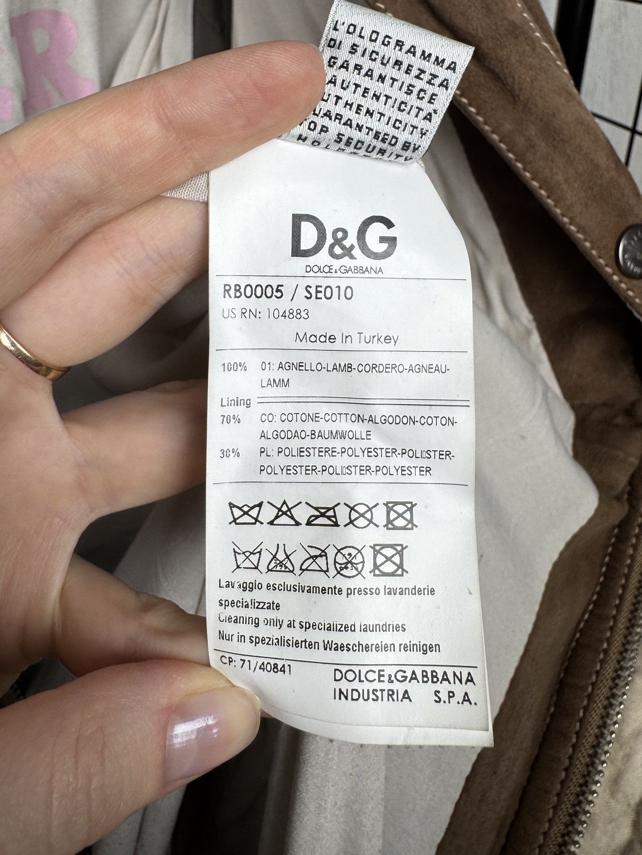 Dolce & Gabbana Dolce & Gabbana Leader SS05 lambskin suede leather jacket Size US L / EU 52-54 / 3 - 20 Thumbnail
