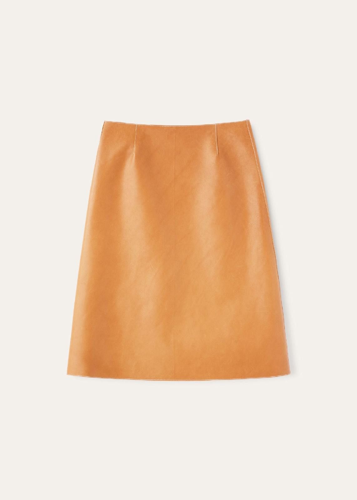 Loro Piana o1srvl11e0125 FAO0501 Keren Skirt in Caramel Size 27" / US 4 / IT 40 - 2 Thumbnail