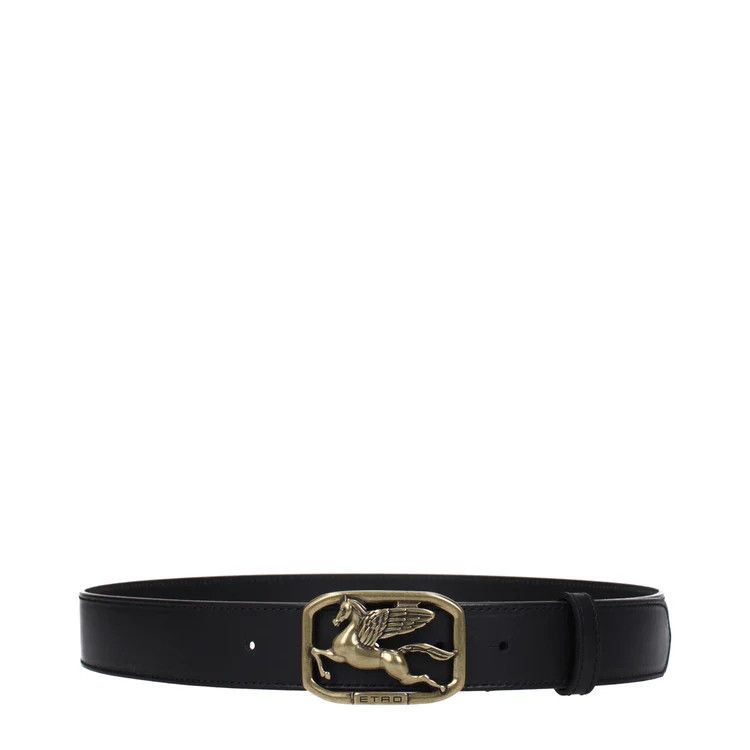 Etro ob1o1e1024 Size: 90 / Leather Belt in Black Size ONE SIZE - 1 Preview