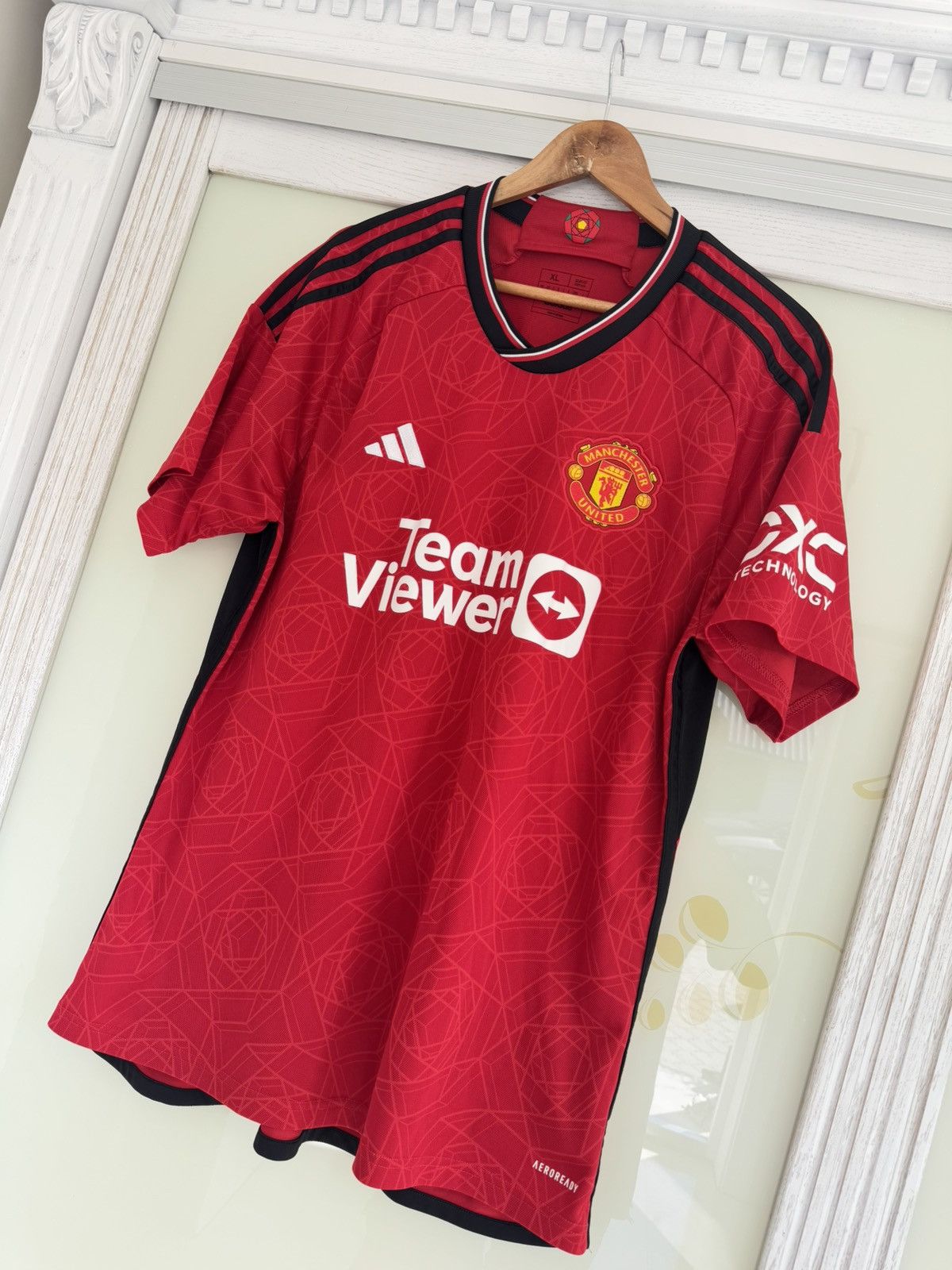 Adidas Manchester United 2023-2024 Home Soccer Jersey Football Kit Size US XL / EU 56 / 4 - 3 Thumbnail