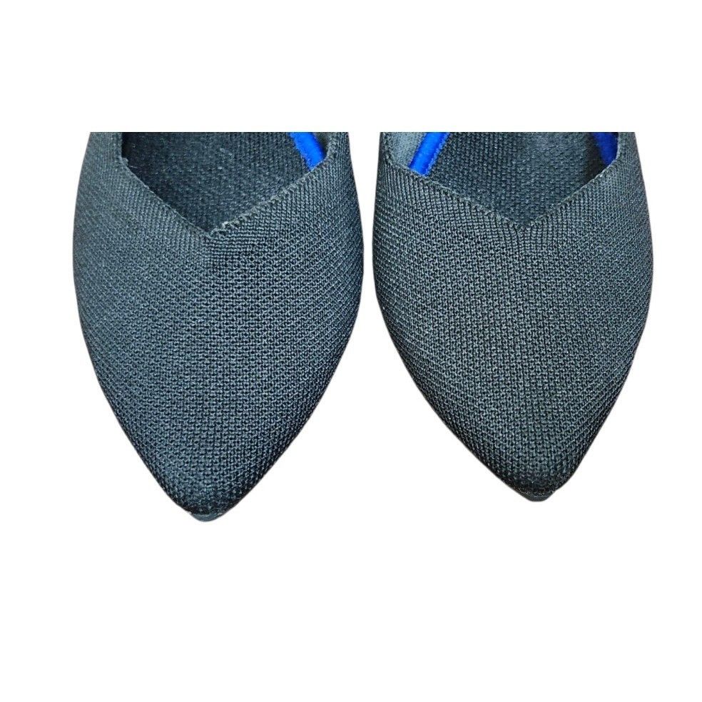 Rothy's Rothy’s “THE POINT” Black Knitted Pointed Toe Slip On Flats Size US 9 / IT 39 - 4 Thumbnail