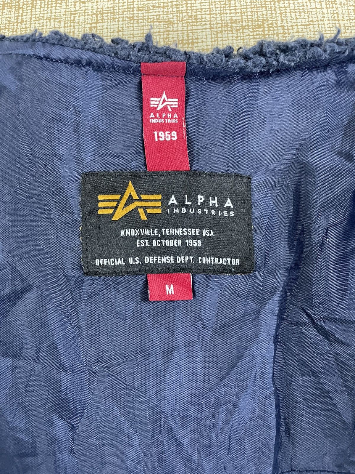 Alpha Industries 🔥ALPHA INDUSTRIES Buttoned Sherpa Jacket Size US M / EU 48-50 / 2 - 6 Thumbnail