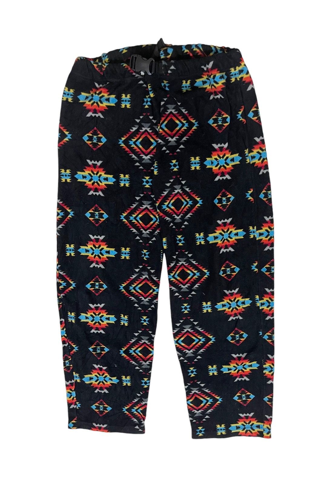 Japanese Brand VINTAGE NAVAJO FLEECE PANTS STREET FASHION Size US 33 - 3 Thumbnail