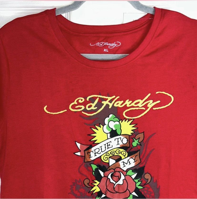Ed Hardy Red XL Ed Hardy Shirt Size XL / US 12-14 / IT 48-50 - 3 Thumbnail