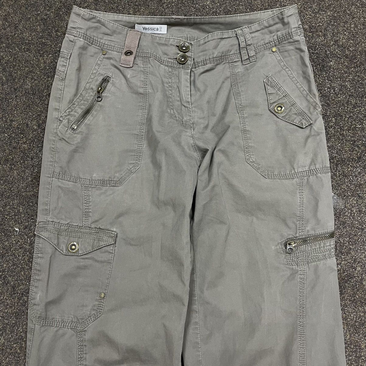 Vintage Vintage Y2K Pants Jeans Cargo 90s Parachute 34 34 Size 34" / US 12 / IT 48 - 2 Thumbnail