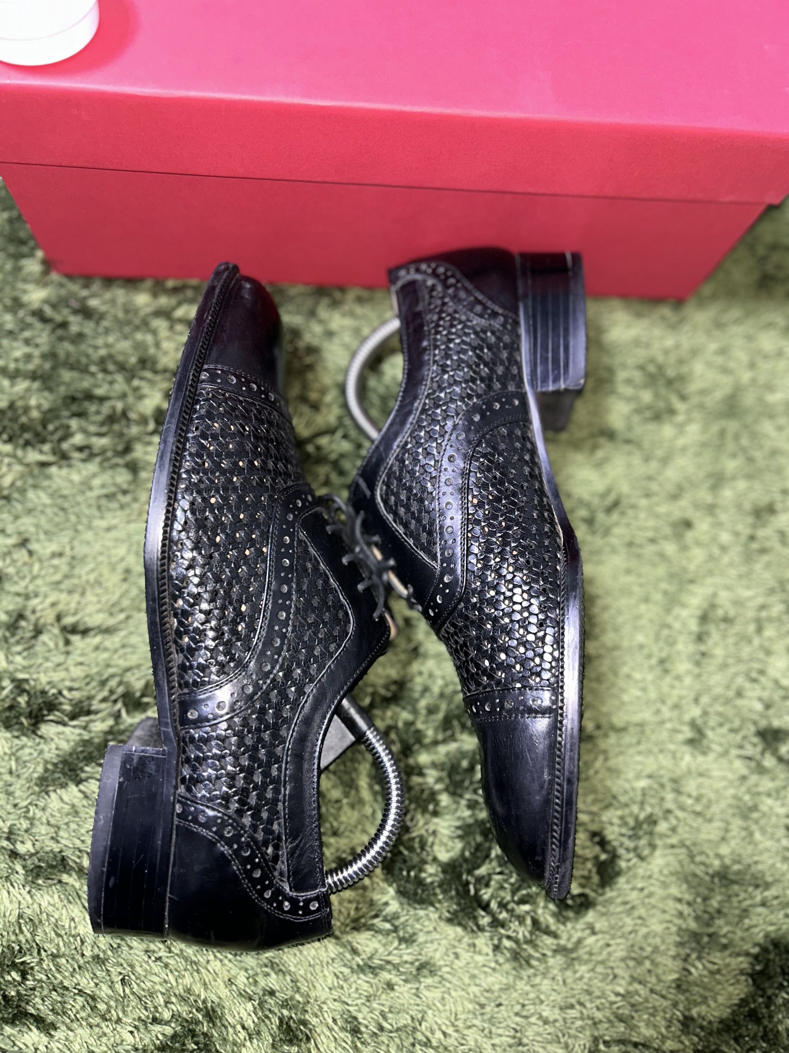 Balenciaga [EU 42] old balenciaga leather dress shoes black Size US 9 / EU 42 - 4 Thumbnail