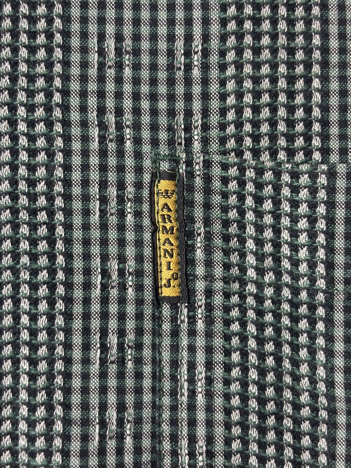 Armani 1990s Armani Jeans Abstract Pattern Button-Up Size US L / EU 52-54 / 3 - 3 Thumbnail
