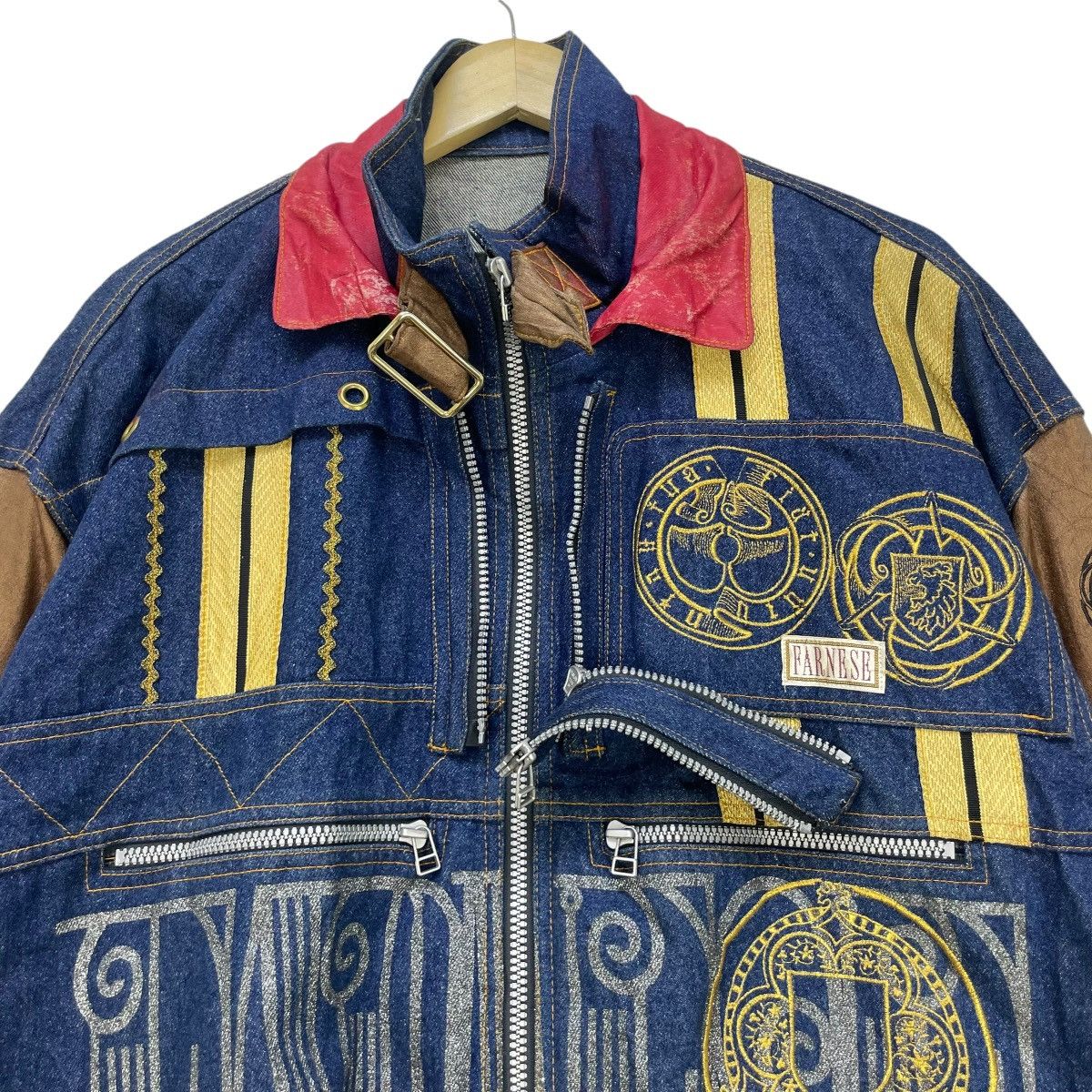 Japanese Brand Japanese Brand Riot Farnese Denim Jacket Size US L / EU 52-54 / 3 - 3 Thumbnail