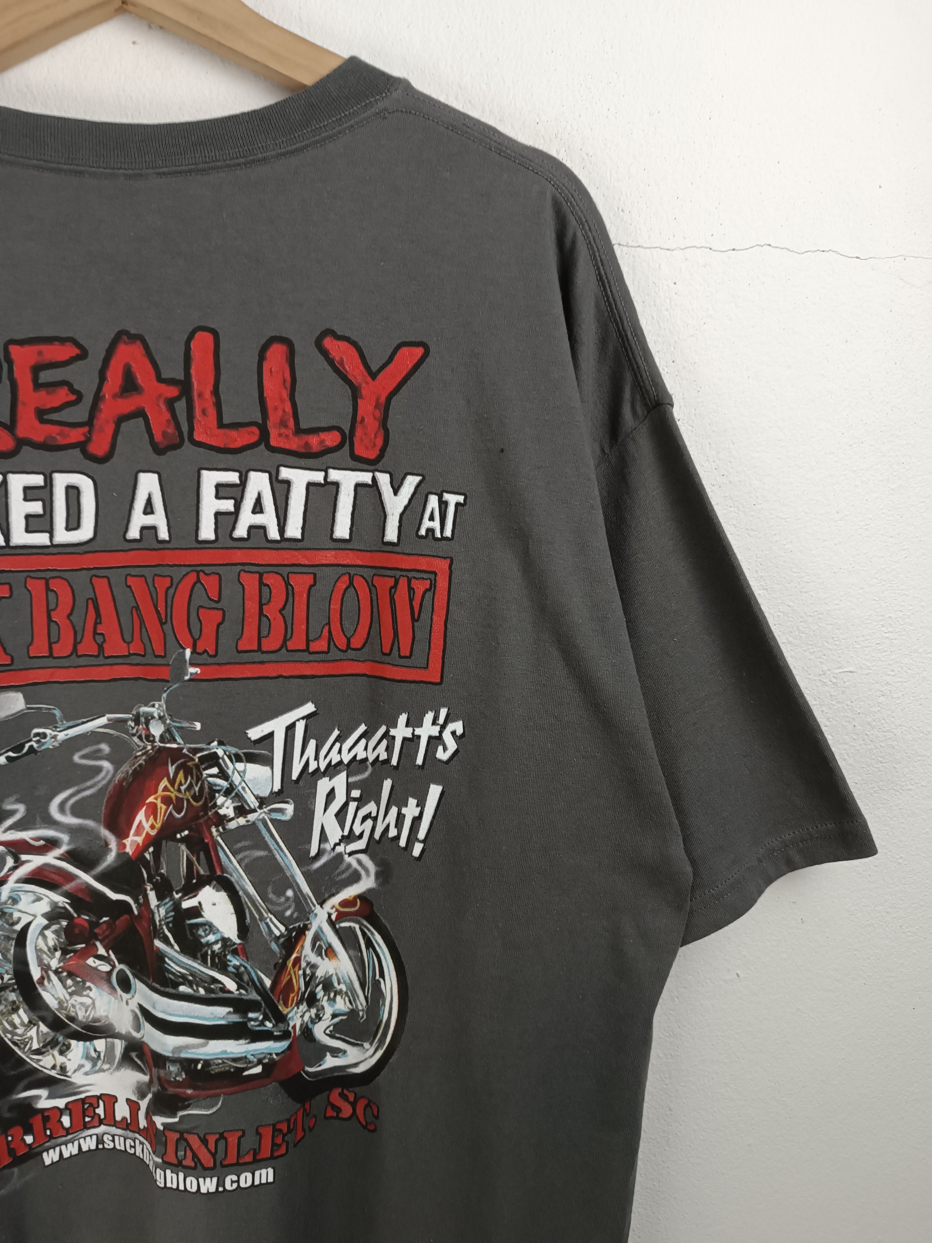 Vintage VINTAGE I REALLY SMOKE A FATTY AT SUCK BANG BLOW HUMOR FUNNY Size US XL / EU 56 / 4 - 12 Thumbnail