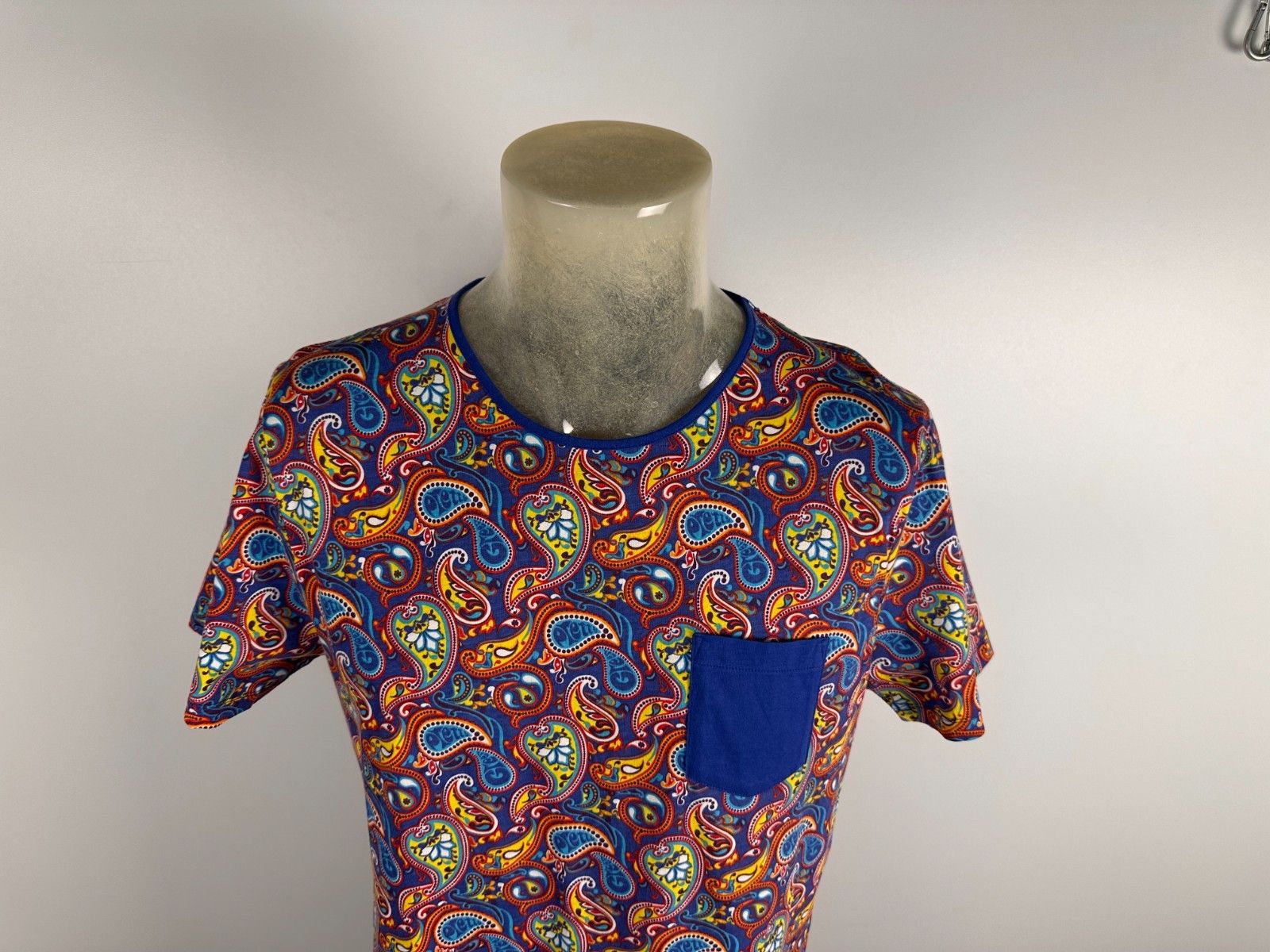 Pretty Green Pretty Green Paisley T Shirt Mens Size L Size US L / EU 52-54 / 3 - 2 Thumbnail
