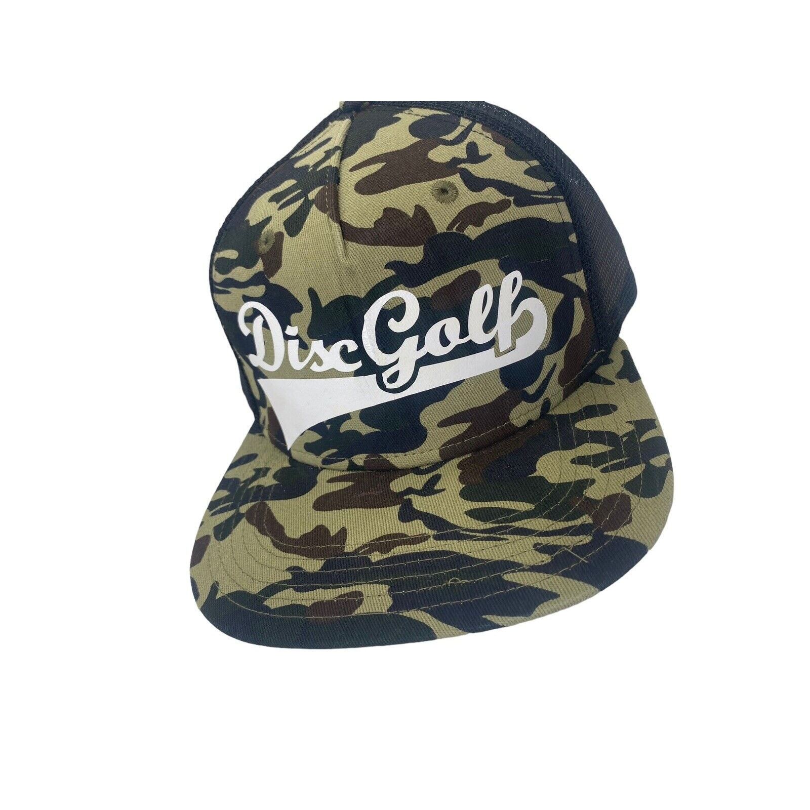 The Unbranded Brand Disc Golf DISCGOLF BASEBALL Logo Hat Trucker Cap Snap Back Size ONE SIZE - 8 Thumbnail