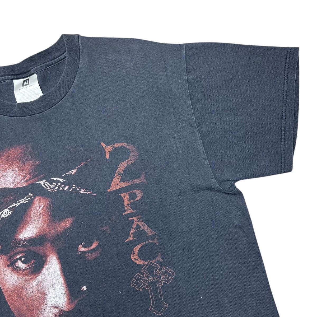 Rap Tees Vintage 1998 2Pac Shakur Exodus Winterland Rap Tee T-Shirt Size US L / EU 52-54 / 3 - 8 Thumbnail
