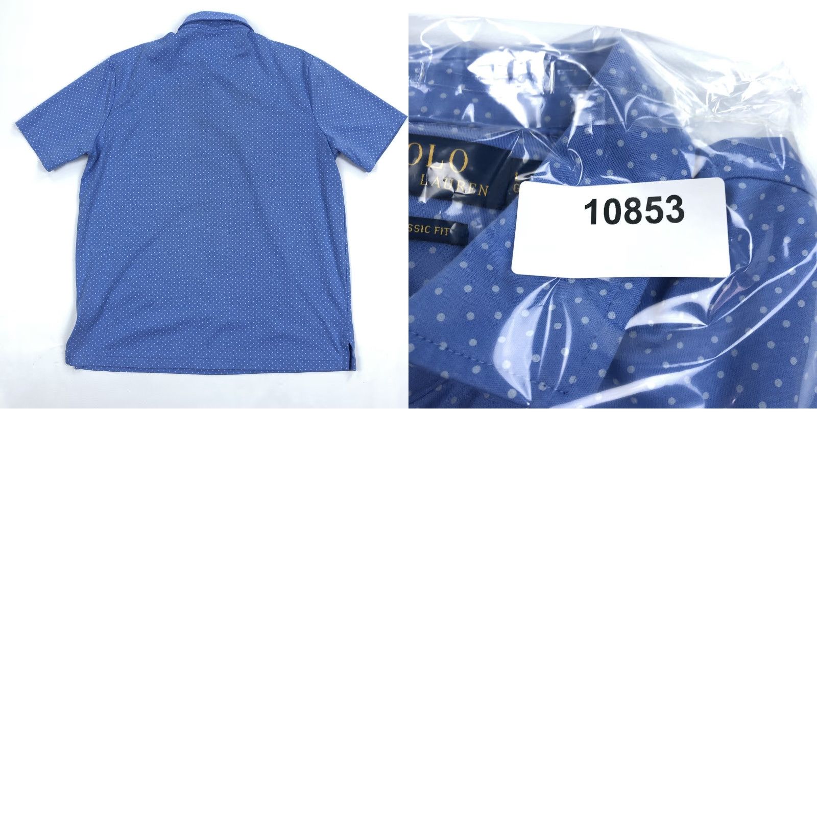 Polo Ralph Lauren Polo Ralph Lauren Polo Shirt Short Sleeve Blue Polka Dot Classic Fit Men's Size L Size US L / EU 52-54 / 3 - 8 Thumbnail