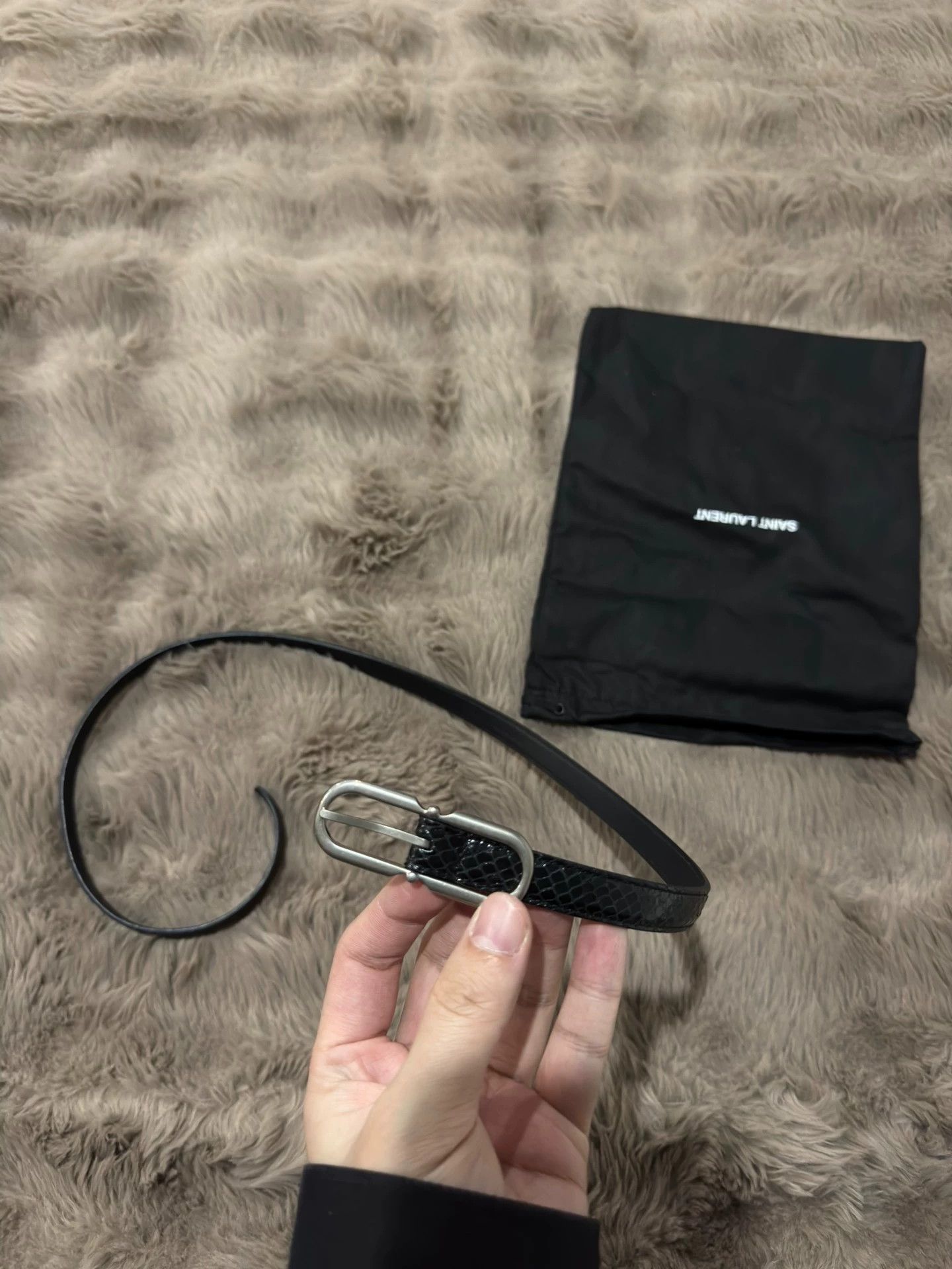 Saint Laurent Paris Saint Laurent belt, verified by our authentication service. Size ONE SIZE - 1 Thumbnail