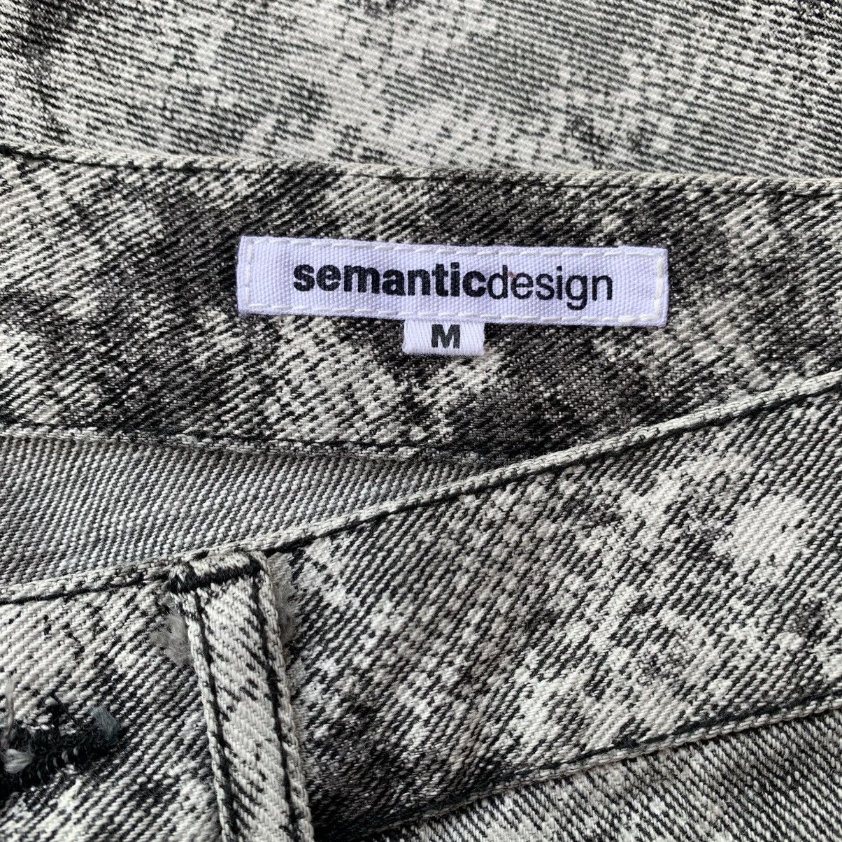 If Six Was Nine Rare🔥 Semantic Design Python Snake Skin Flared Jeans Size US 30 / EU 46 - 14 Thumbnail