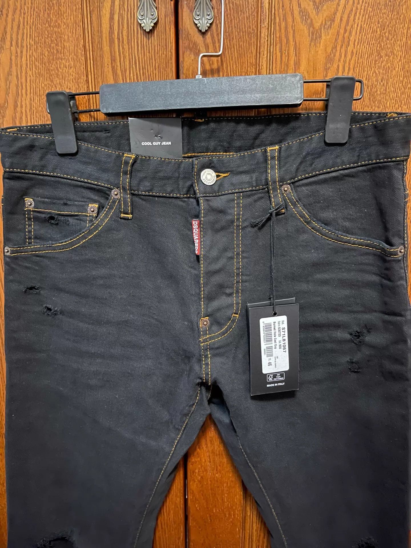 Dsquared2 Dsquared2 D2 Black Knee Rip Cool Guy Jeans 46 Size US 30 / EU 46 - 5 Thumbnail
