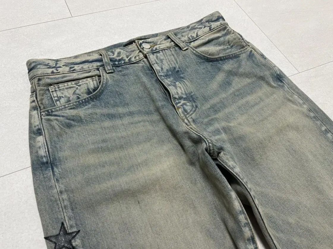 Amiri *rare*Amiri Star Patchwork Denim Jean Size US 32 / EU 48 - 4 Thumbnail