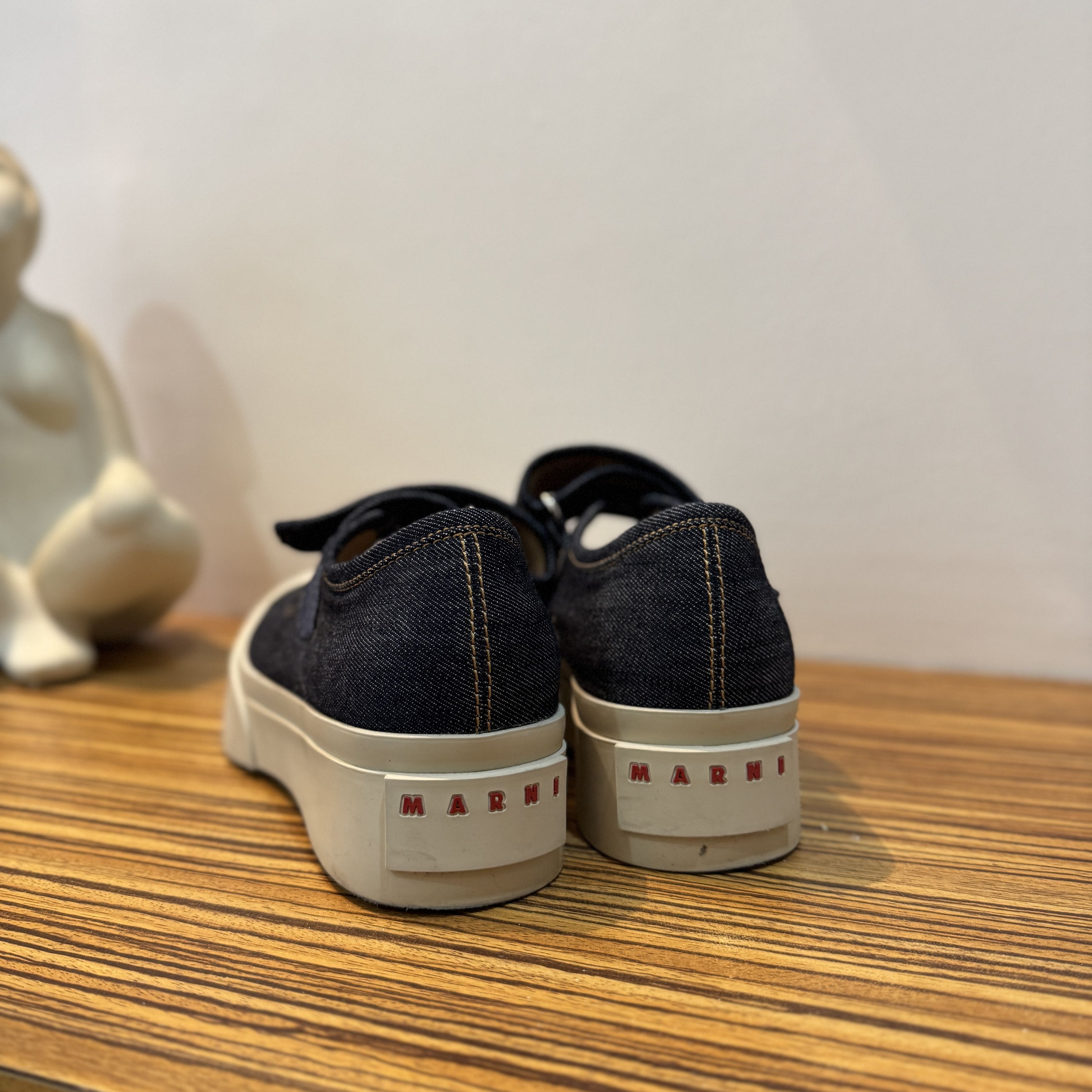 Marni Marni Denim Mary Jane Sandals Size US 7 / IT 37 - 3 Thumbnail