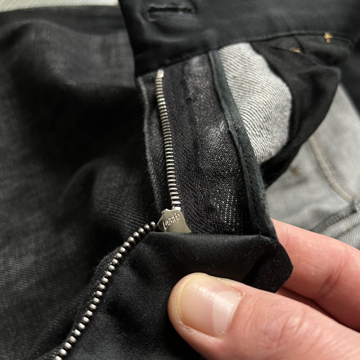 Dolce & Gabbana Rare Dolce & Gabbana Logo Waistband Black Wide Leg Jeans Size 28" / US 6 / IT 42 - 15 Thumbnail