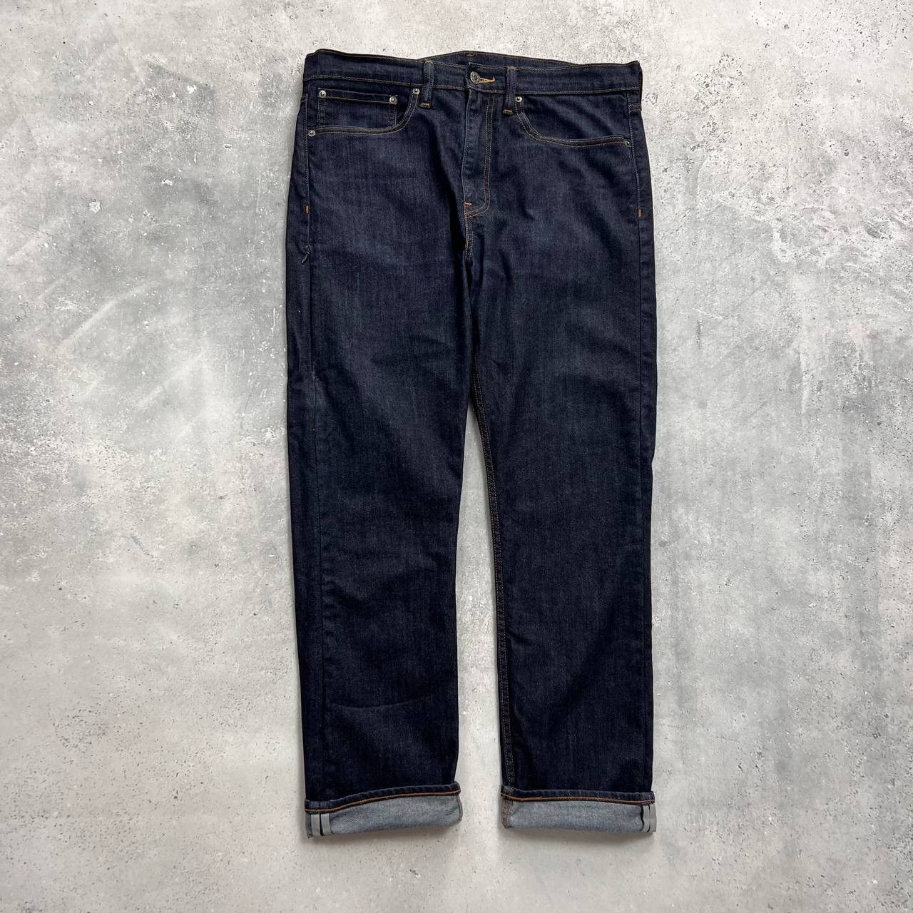 Levi's Levis 522 Commuter Slim Tapered Reflective Selvedge Jeans Size US 36 / EU 52 - 2 Thumbnail