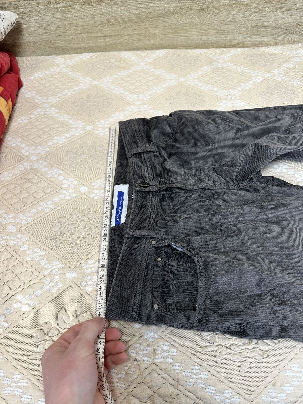 Jacob Cohen 🔥 Jacob Cohen Nick Slim Corduroy Trousers Pants Velvet Size US 35 - 11 Thumbnail