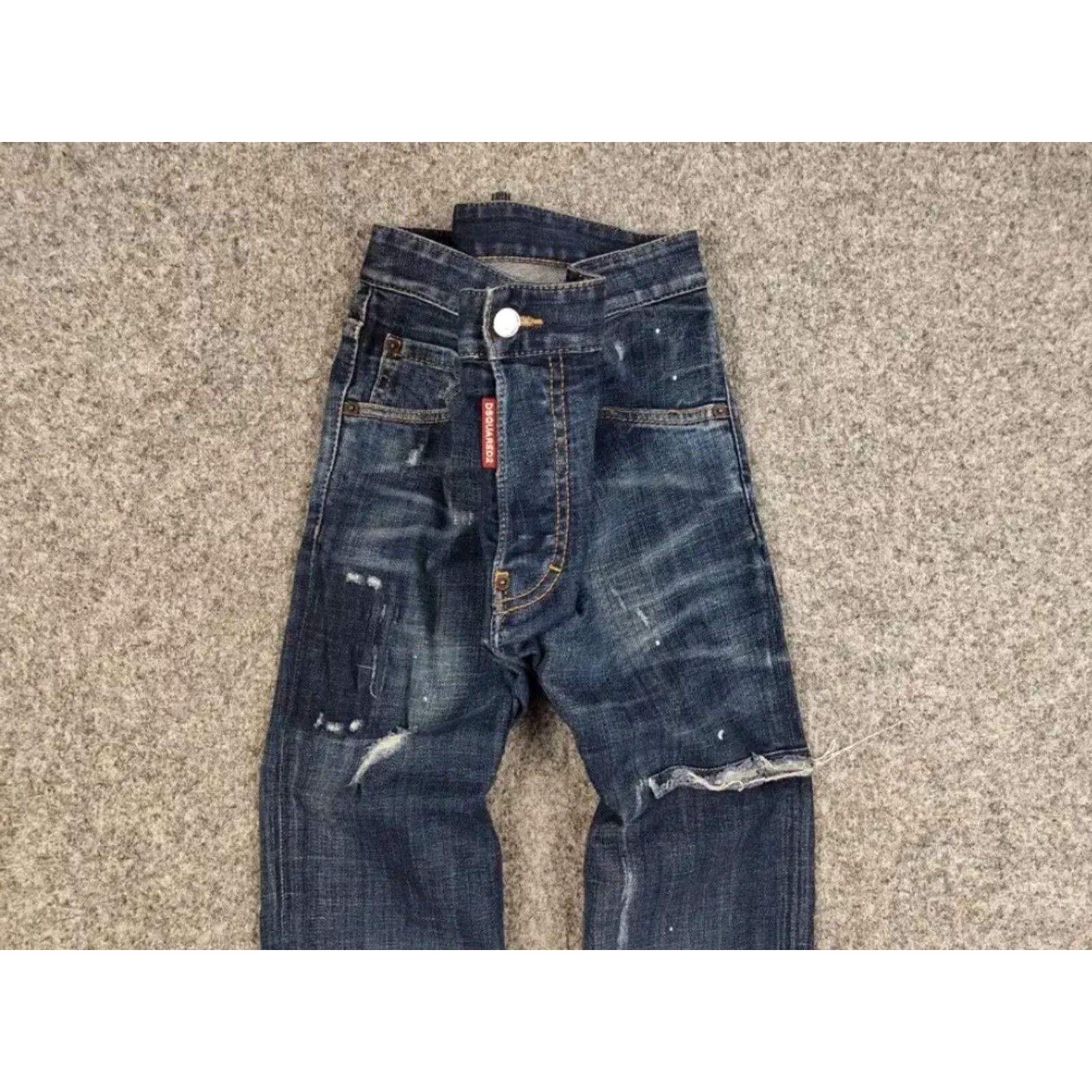 Dsquared2 Dsquared2 Jeans Casual 5-Pocket Denim Slim Fit Blue Men 34 Cotton Blend Vintage No Size US 34 / EU 50 - 3 Thumbnail