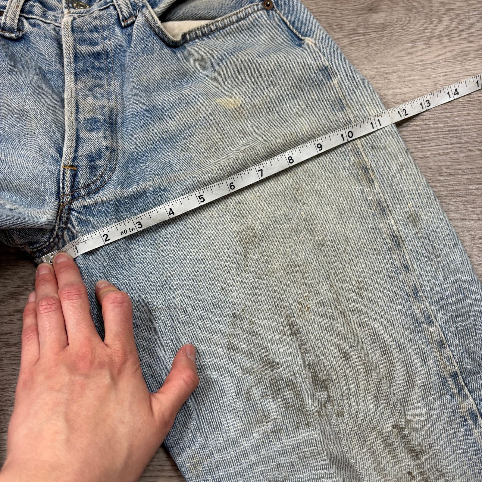 Levi's × Vintage VTG 80s Levi's 501 Redline Selvedge Denim Leg Jeans 30x30 Size US 30 / EU 46 - 8 Thumbnail