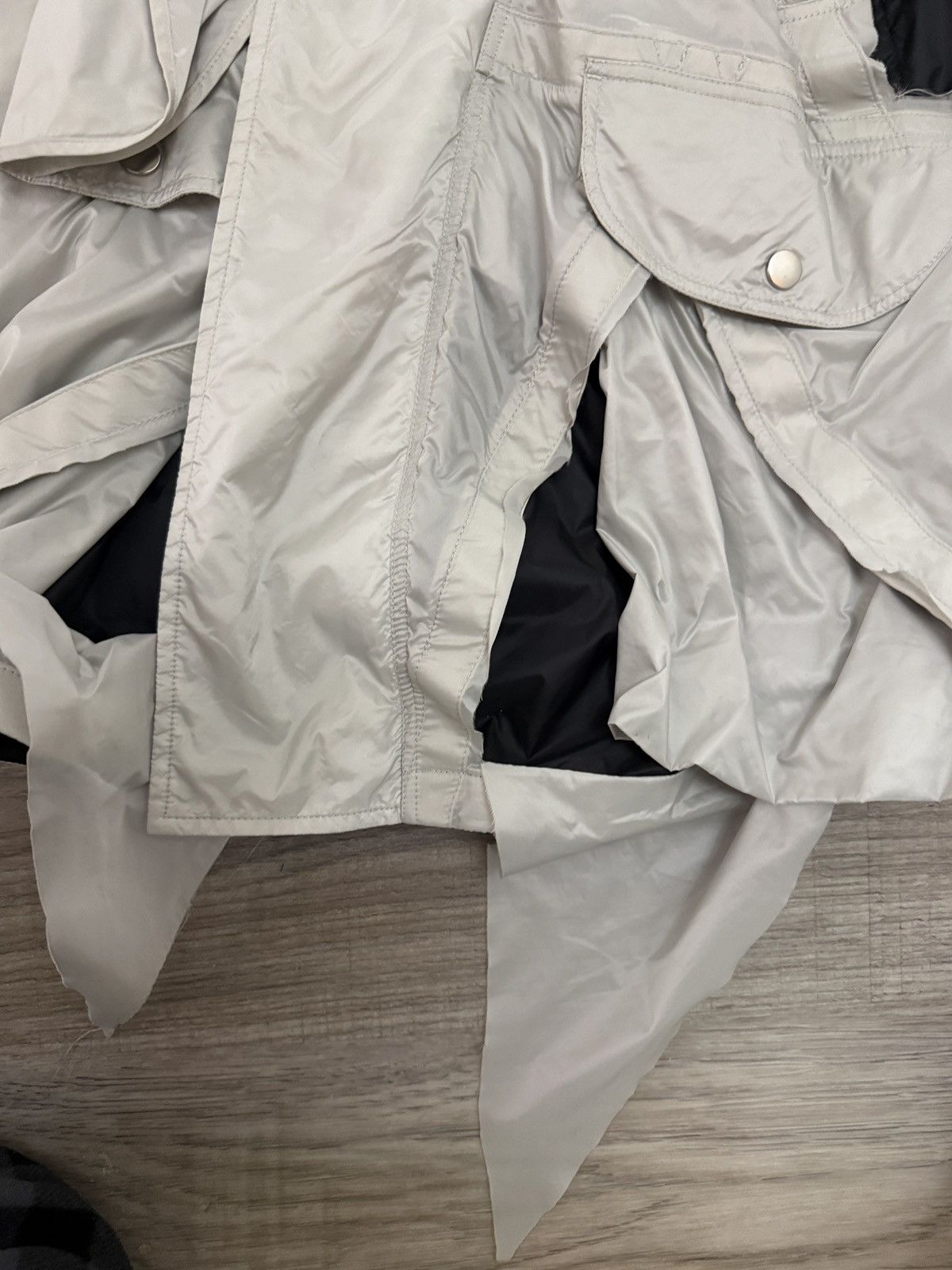 Rick Owens Rick Owens SS19 BABEL Runway Destroyed Rod Flight Jacket 50 Size US M / EU 48-50 / 2 - 9 Thumbnail