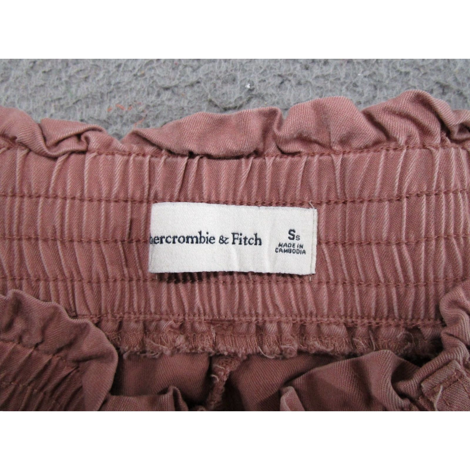 Abercrombie & Fitch Abercrombie Fitch Pants Womens S Pink Jogger Pull On Elastic High Waist Lyocell Size 28" / US 6 / IT 42 - 2 Thumbnail
