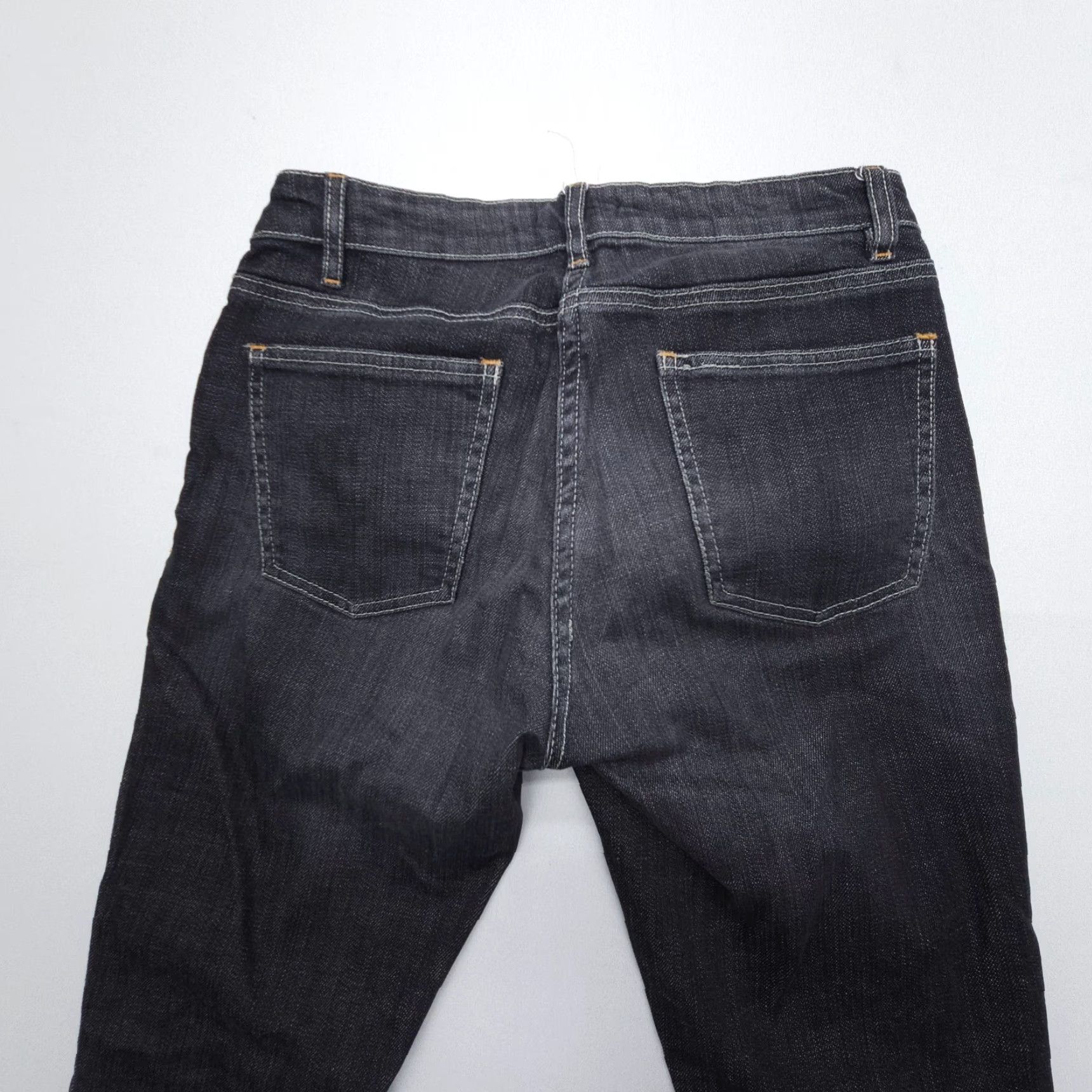 Eileen Fisher Eileen Fisher Slim Straight Jeans Womens Size 2 Black Low Rise Organic Cotton Size 26" / US 2 / IT 38 - 8 Thumbnail