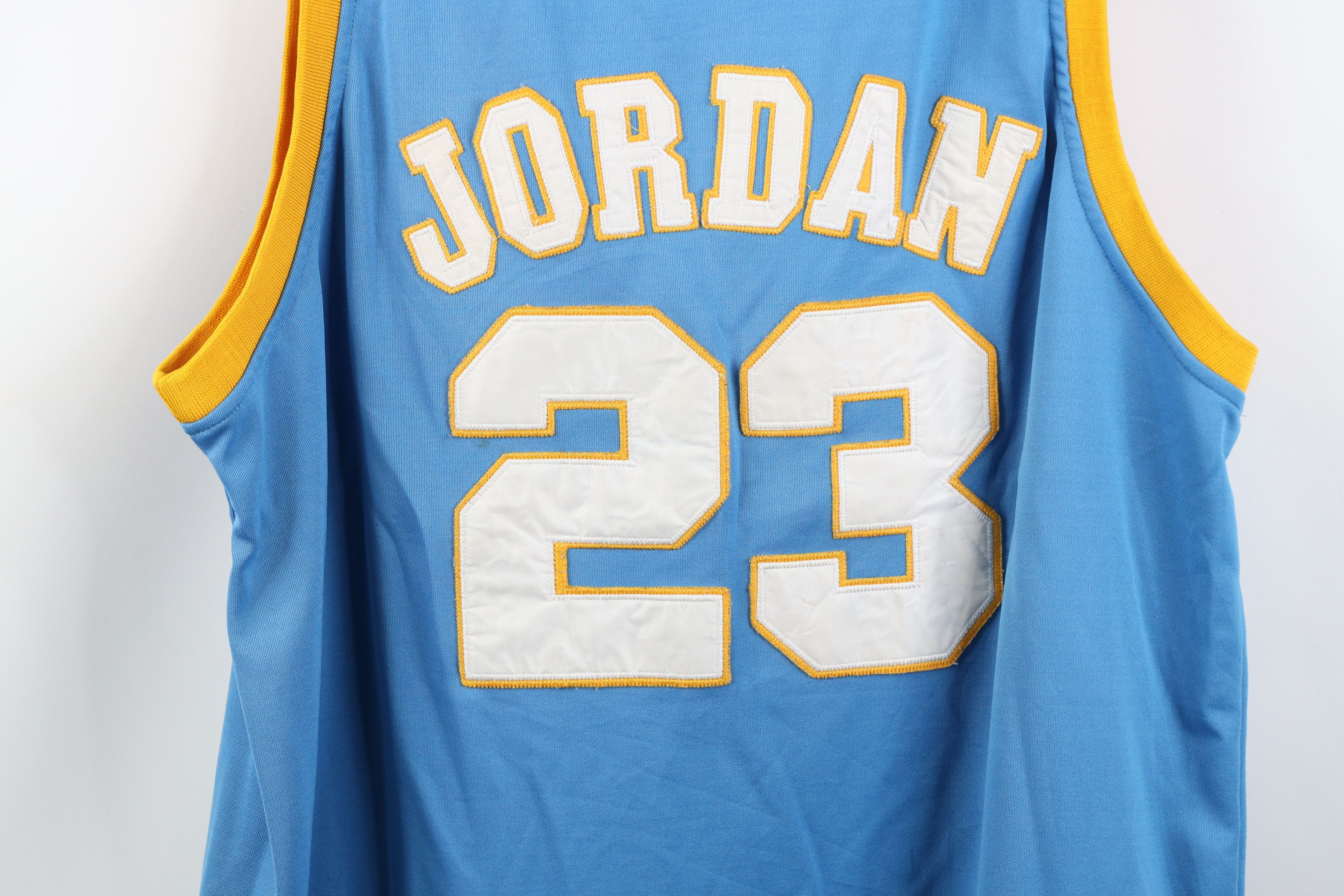 Vintage Vintage Michael Jordan Laney High School Basketball Jersey Size US XXL / EU 58 / 5 - 14 Thumbnail