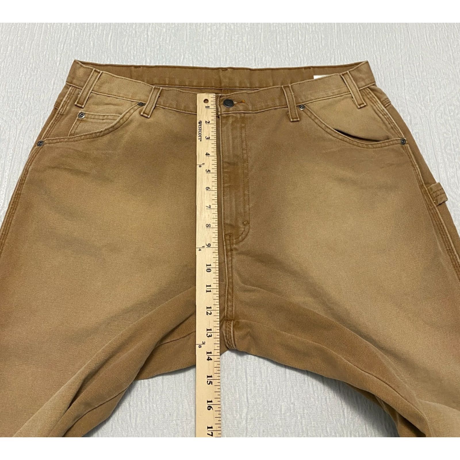 Dickies Dickies Relaxed Heavyweight Duck Carpenter Pants Men's 38x32 Brown Dataset Size US 38 / EU 54 - 5 Thumbnail
