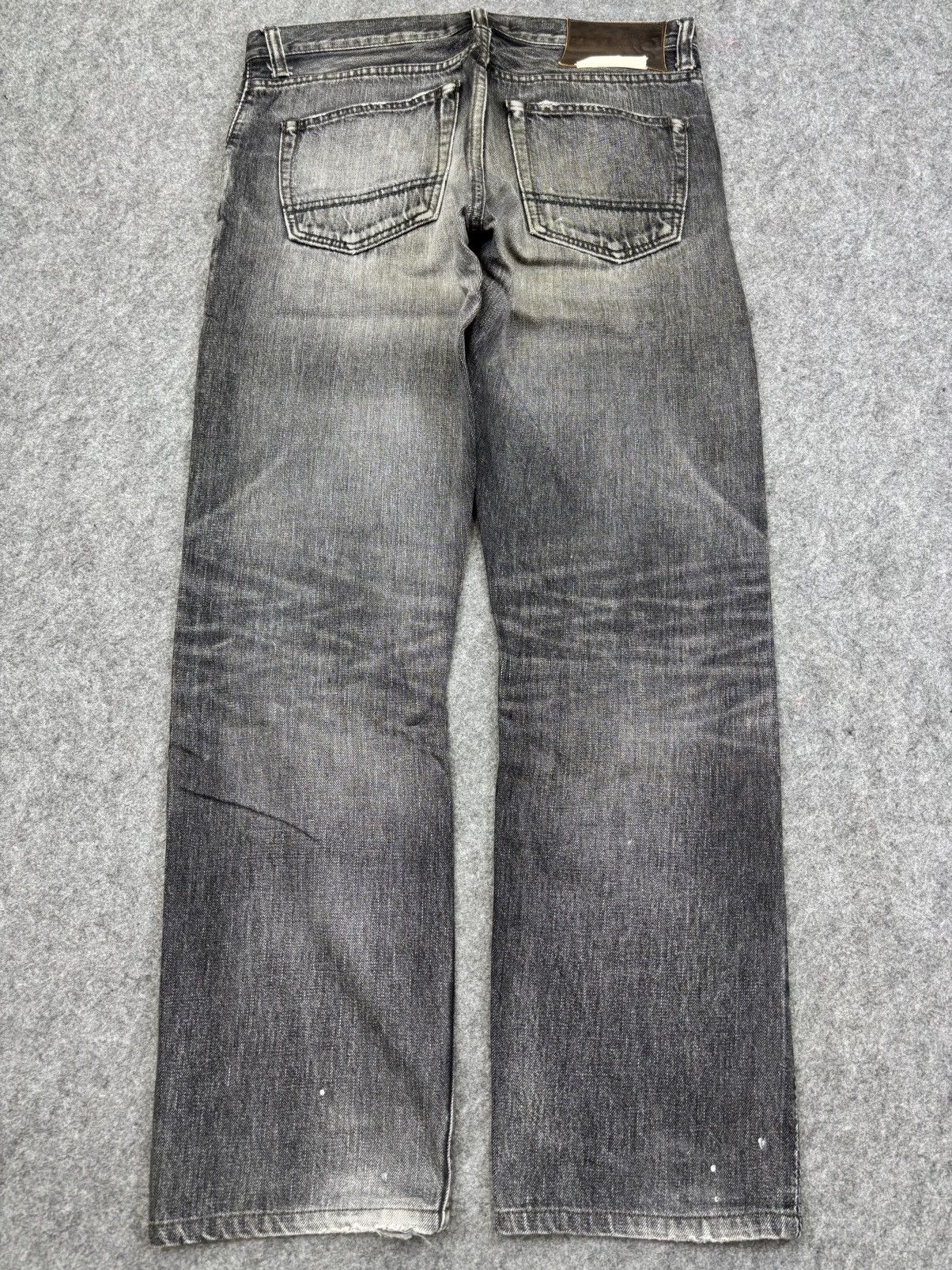 Japanese Brand Vintage Johnbull Paint Selvedge Denim F742 Size US 33 - 21 Thumbnail