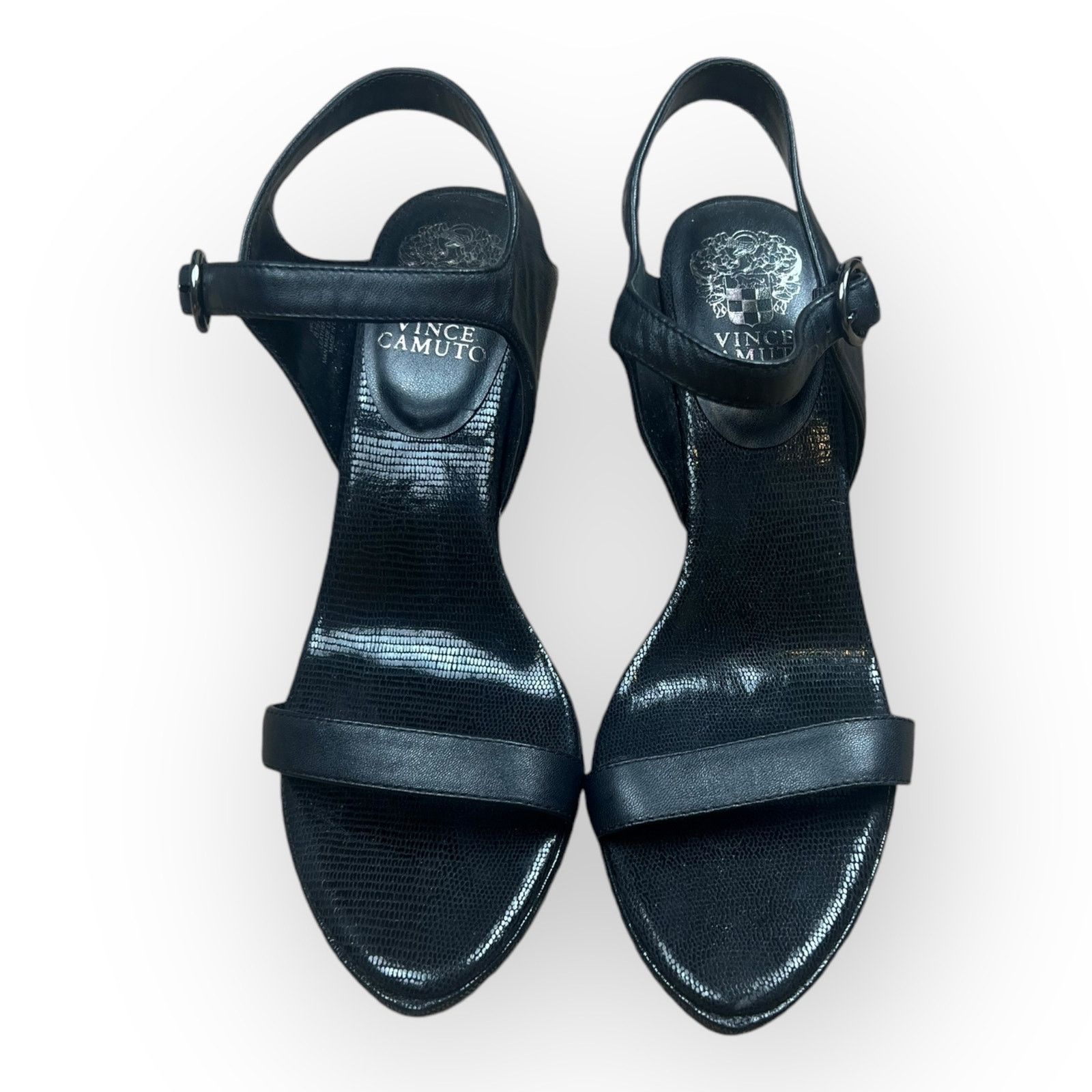 Vince Camuto Vince Camuto Lynona Ankle Strap Open Toe Heeled Sandal Size US 8.5 / IT 38.5 - 8 Thumbnail