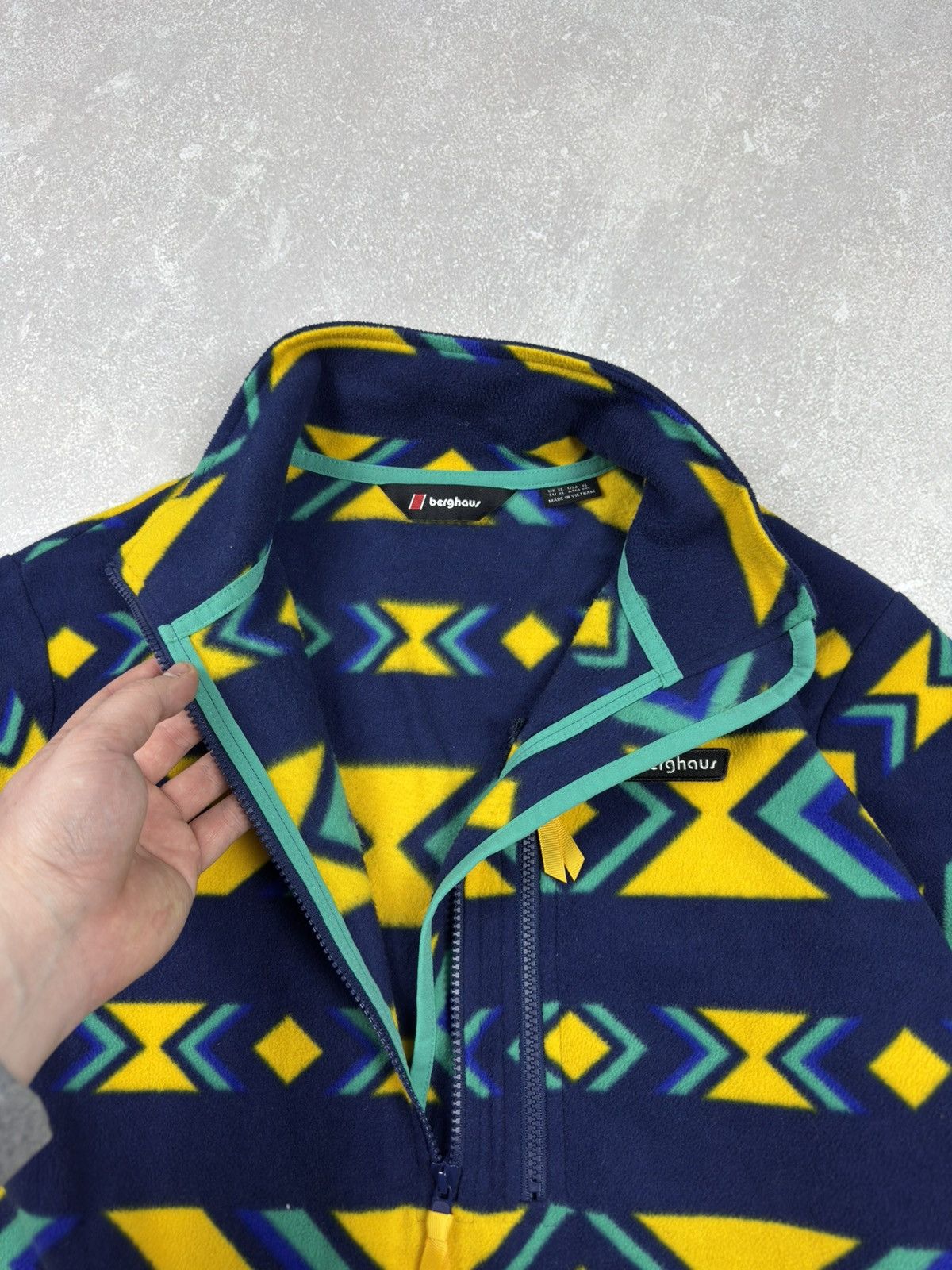 Berghaus Berghaus Prism Print Trango Half Fleece 1/4 Zip Outdoor Size US XL / EU 56 / 4 - 7 Thumbnail