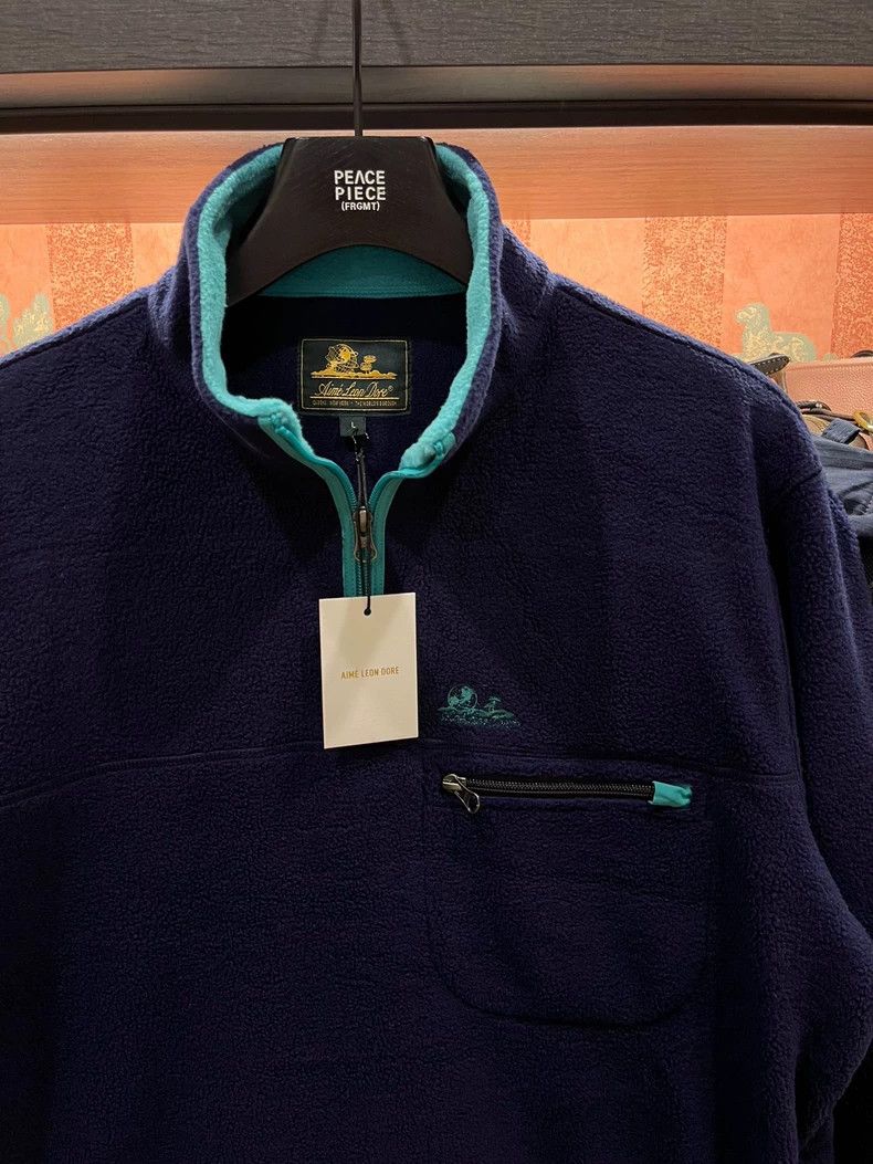 Aime Leon Dore Aime leon doreBlue fleece pullover sweater Size US L / EU 52-54 / 3 - 2 Thumbnail