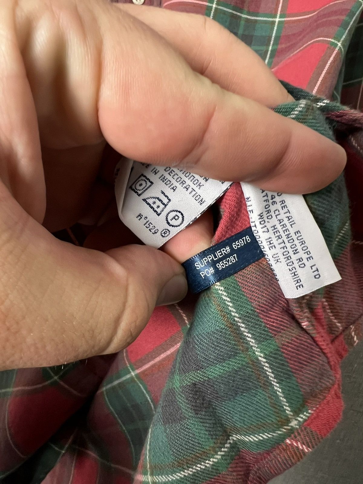 Flannel × Polo Ralph Lauren × Vintage Polo Ralph Lauren American Plaid Checkered Flannel Shirt Size US M / EU 48-50 / 2 - 11 Thumbnail