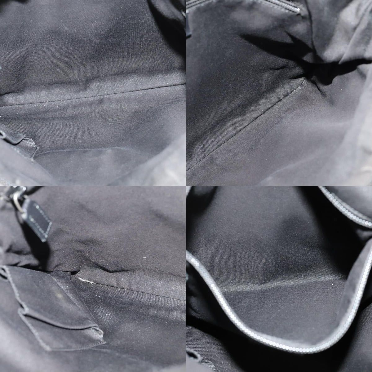 Gucci GUCCI GG Canvas Shoulder Bag Black Silver Size ONE SIZE - 12 Thumbnail