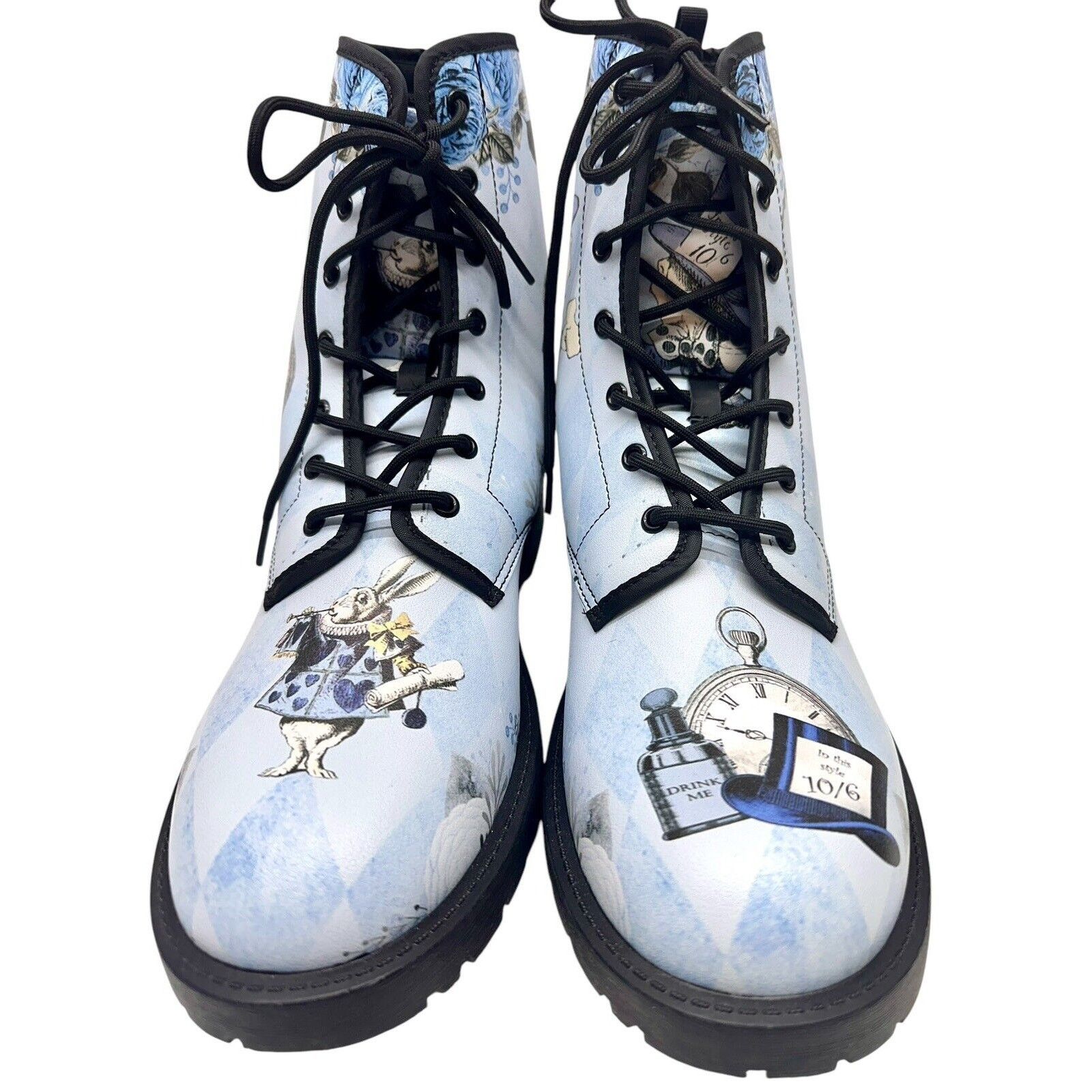Alice Hollywood Blue Alice in Wonderland Boots (JPREGB2) Sz-11 Men’s Size US 11 / EU 44 - 2 Thumbnail