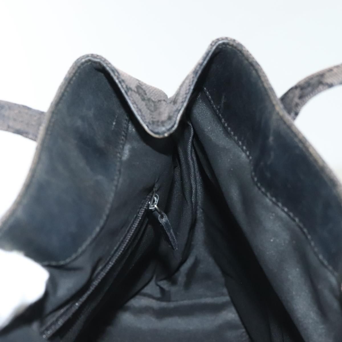 Gucci GUCCI GG Canvas Tote Bag Black Silver 002 1076 002 1076 Size ONE SIZE - 17 Thumbnail