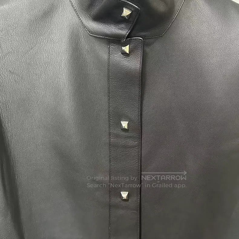 Hermes Hermes 2023 Autumn/Winter Leather Jacket, Black Studs Size XS / US 0-2 / IT 36-38 - 3 Thumbnail