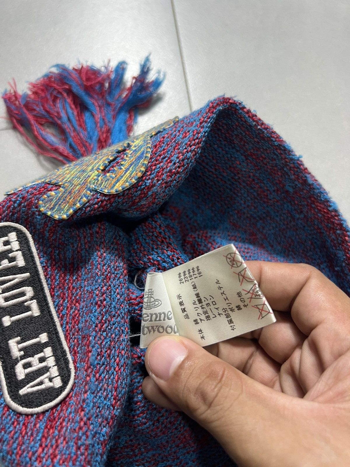 Vivienne Westwood Vivienne Westwood - Art Lover Knitted Beanie Size ONE SIZE - 6 Thumbnail